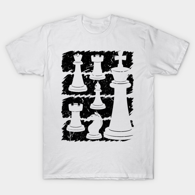 Chess Themed T-Shirt by Humbas Fun Shirts